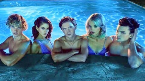 Graham Campbell, Kaia Gerber, Igby Rigney, Hayes Warner y Homer Gere en The Shards