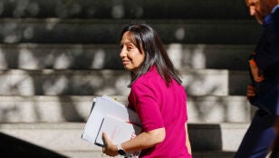 Imagen de la directora general de la Guardia Civil, Mercedes Gonz&aacute;lez, a su llegada a la Audiencia Nacional 