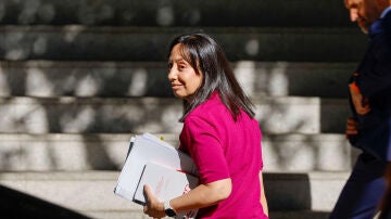 Imagen de la directora general de la Guardia Civil, Mercedes Gonz&aacute;lez, a su llegada a la Audiencia Nacional 
