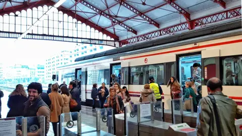 Imagen de la estación de San Sebastián Imagen de la estación de San Sebastián