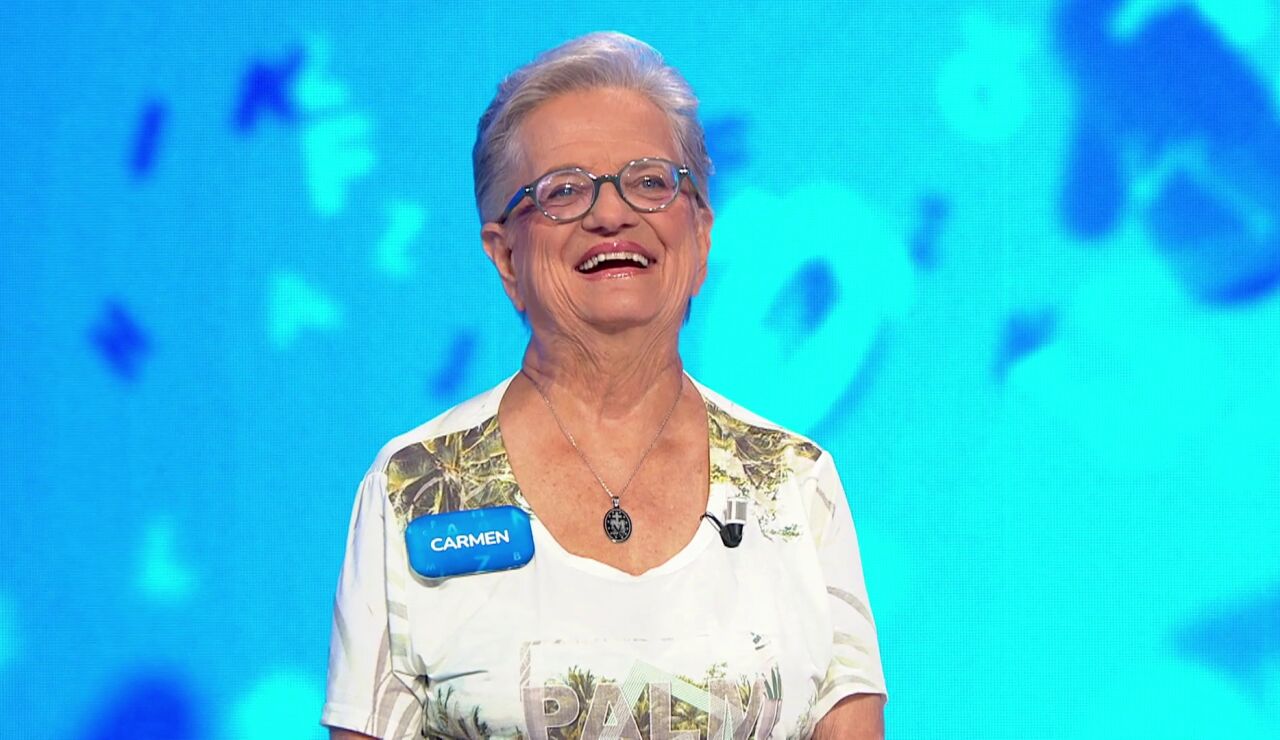 Carmen enamora en Pasapalabra: aspirante a la Silla Azul... &iexcl;con 79 a&ntilde;os!