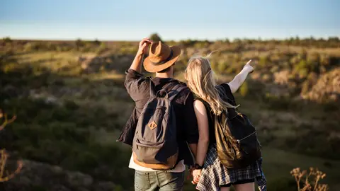 Pareja de excursión Pareja de excursión