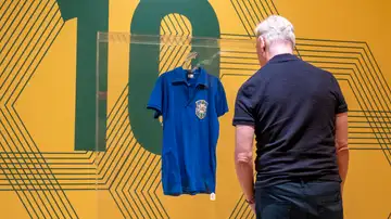 La camiseta de Pelé en el Mundial de Suecia 1958 La camiseta de Pelé en el Mundial de Suecia 1958