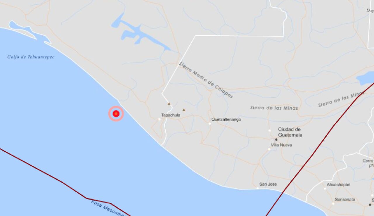 Terremoto de magnitud 7,4 registrado en M&eacute;xico 