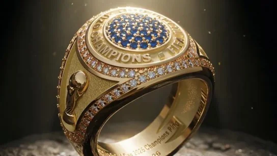 Imagen del anillo que entregará la FIFA a los ganadores del Mundial Imagen del anillo que entregará la FIFA a los ganadores del Mundial