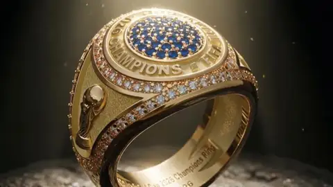 Imagen del anillo que entregará la FIFA a los ganadores del Mundial Imagen del anillo que entregará la FIFA a los ganadores del Mundial