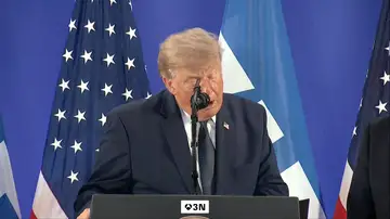 Trump no se moja en la final del Mundial: "Que gane el mejor" Trump no se moja en la final del Mundial: "Que gane el mejor"