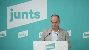 Jordi Turull y Gonzalo Boye valora la sentencia del TJUE sobre la amnistía El secretario general de Junts per Catalunya, Jordi Turull, durante una rueda de prensa, en la sede de Junts, a 16 de julio de 2026, en Barcelona, Catalunya (España). Turull y Boye han valorado la sentencia del Tribunal de Justicia de la Unión Europea (TJUE) sobre la Ley de Amnistía, la cual ha sido avalada por la Gran Sala del Tribunal al establecer en dos sentencias vinculantes que la norma no choca con el Derecho de la Unión Europea. 16 JULIO 2026 David Zorrakino / Europa Press 16/07/2026
