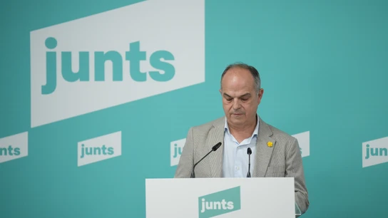 Jordi Turull y Gonzalo Boye valora la sentencia del TJUE sobre la amnistía El secretario general de Junts per Catalunya, Jordi Turull, durante una rueda de prensa, en la sede de Junts, a 16 de julio de 2026, en Barcelona, Catalunya (España). Turull y Boye han valorado la sentencia del Tribunal de Justicia de la Unión Europea (TJUE) sobre la Ley de Amnistía, la cual ha sido avalada por la Gran Sala del Tribunal al establecer en dos sentencias vinculantes que la norma no choca con el Derecho de la Unión Europea. 16 JULIO 2026 David Zorrakino / Europa Press 16/07/2026