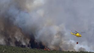 Incendio en La Mierla