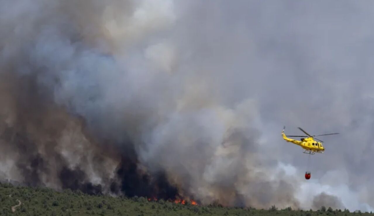 Incendio en La Mierla