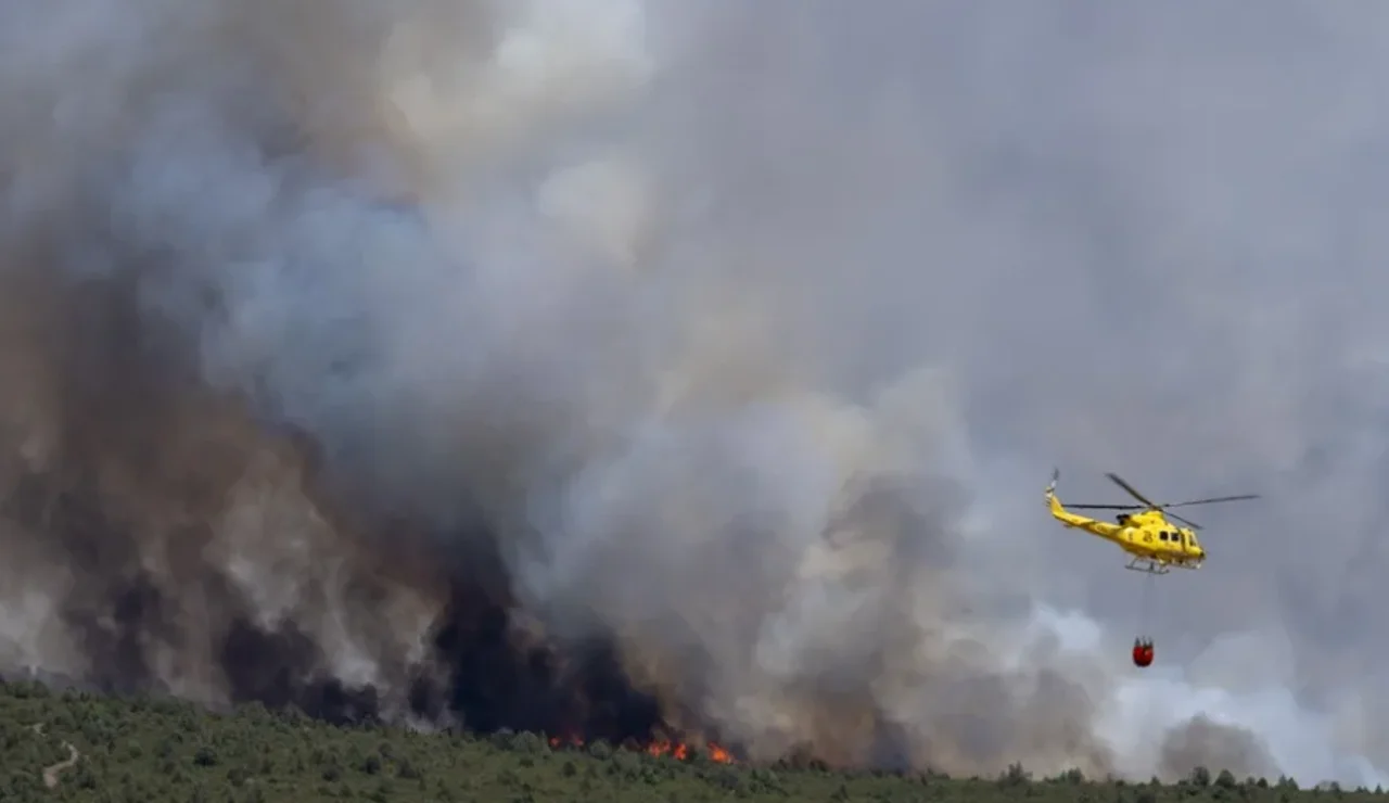 Incendio en La Mierla