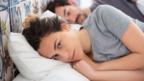 Pareja en la cama