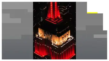 Empire State Building, iluminado por la selección española. Empire State Building, iluminado por la selección española.