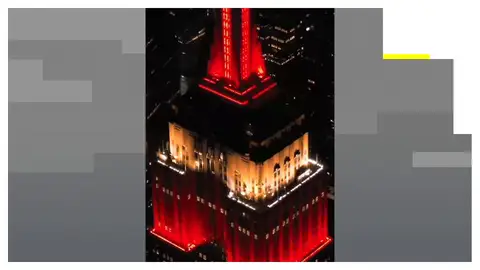 Empire State Building, iluminado por la selección española. Empire State Building, iluminado por la selección española.