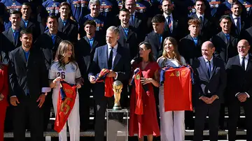 La Familia Real junto a la Selección La Familia Real junto a la Selección