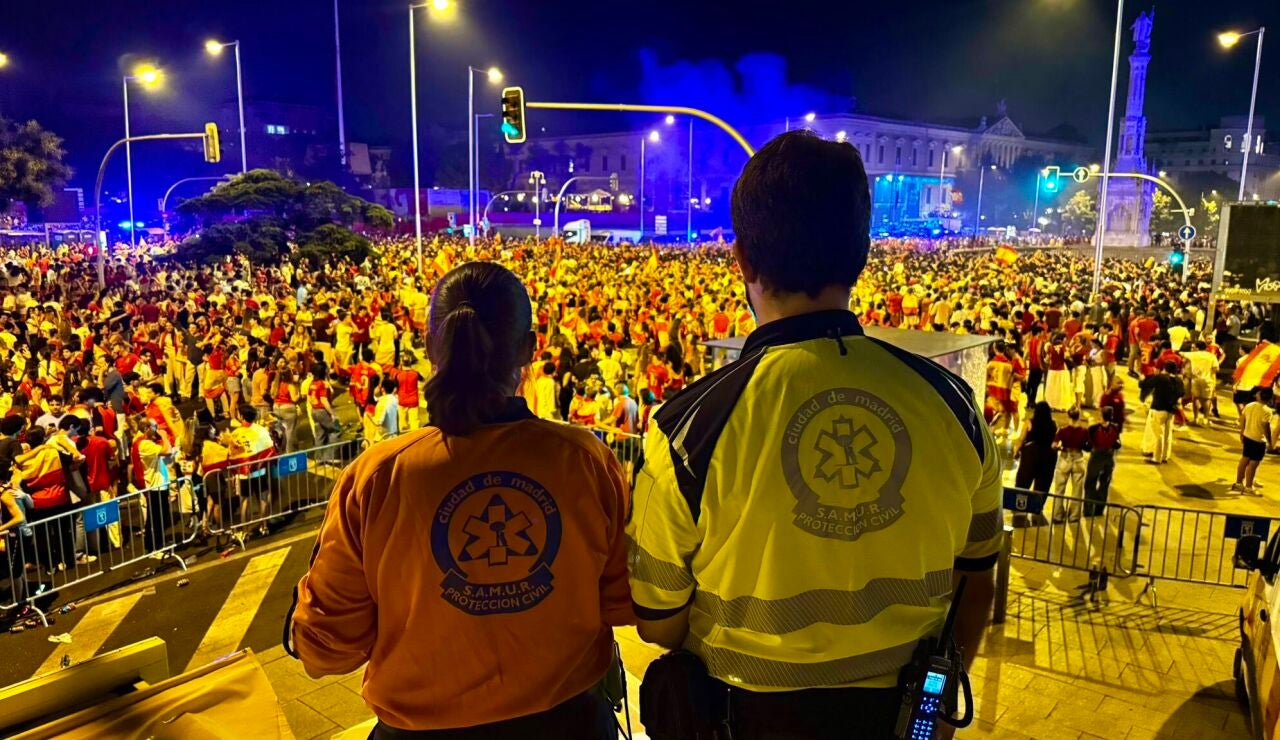 Dispositivo SAMUR en Madrid durante el Mundial