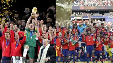 España suma dos estrellas. España suma dos estrellas.