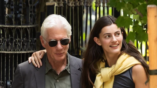 Richard Gere y Diana Silvers en Asimetría Richard Gere y Diana Silvers en Asimetría