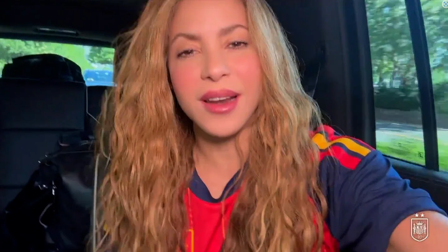 Shakira iba con Argentina en la final del Mundial Shakira iba con Argentina en la final del Mundial