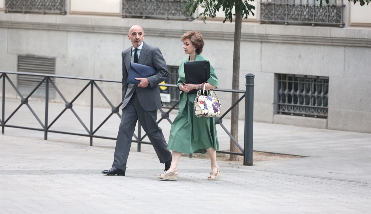 Julio Mart&iacute;nez a su llegada a la Audiencia Nacional
