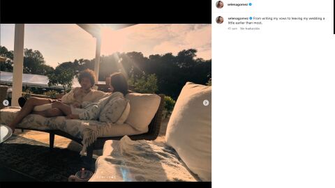 Selena Gomez y Benny Blanco en su luna de miel