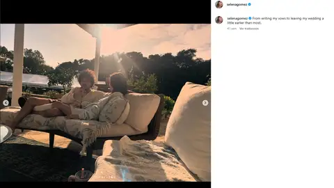 Selena Gomez y Benny Blanco en su luna de miel Selena Gomez y Benny Blanco en su luna de miel