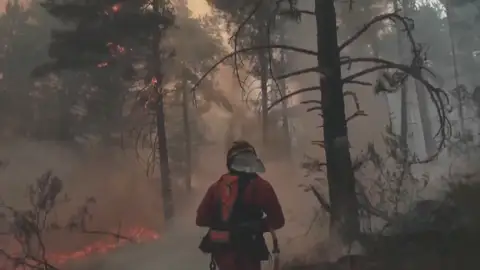 Incendio en la Mierla, Guadalajara Antena 3 Noticias