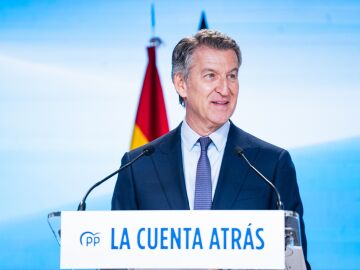 El presidente del Partido Popular, Alberto N&uacute;&ntilde;ez Feij&oacute;o