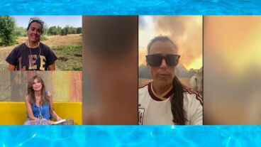 Isabel Aai&uacute;n, autora de 'La Potra Salvaje', pone a salvo a sus caballos tras el avance del incendio que amenaza su finca