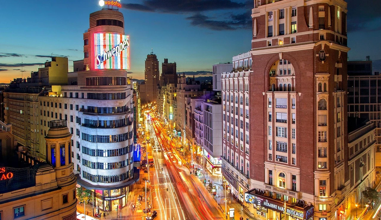 Gran Via, en Madrid