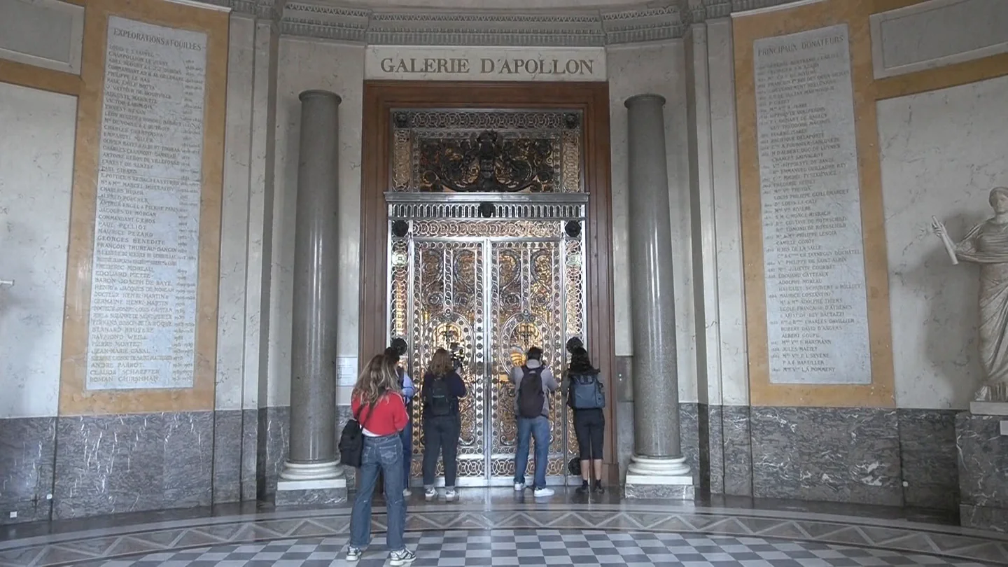 La Galería Apolo, lugar en el que se robaron las joyas en el Museo del Louvre. La Galería Apolo, lugar en el que se robaron las joyas en el Museo del Louvre.