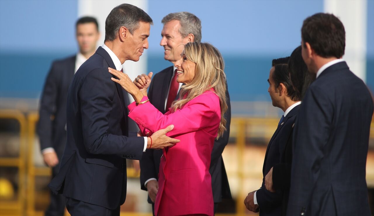 Pedro S&aacute;nchez y Yolanda D&iacute;az