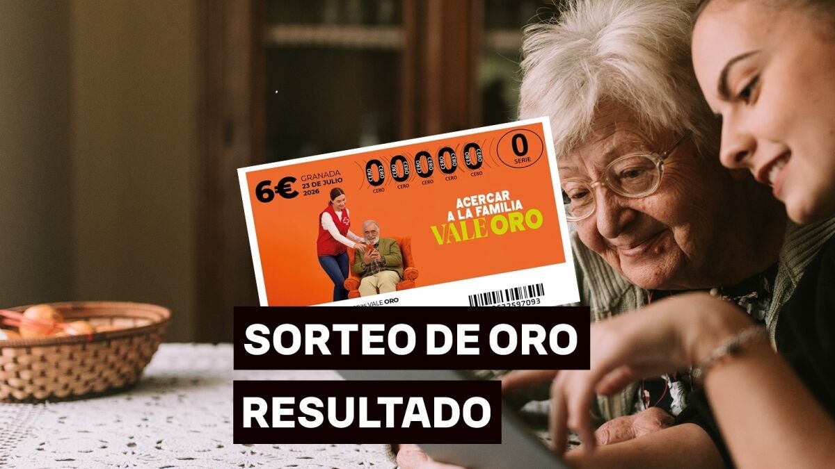 Sorteo de Oro de la Cruz Roja 2026, en directo: 42022 de la serie 17, primer premio del Sorteo de Oro