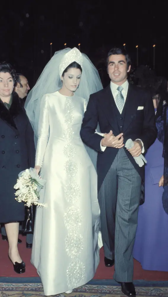 Carmina Ordoñez de novia en su boda con Paquirri Carmina Ordoñez de novia en su boda con Paquirri