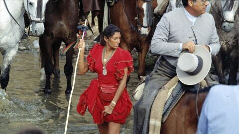 Carmina Ordoñez en el Rocío