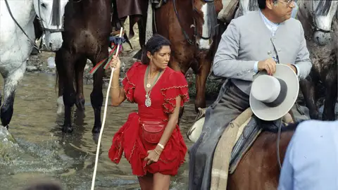 Carmina Ordoñez en el Rocío Carmina Ordoñez en el Rocío