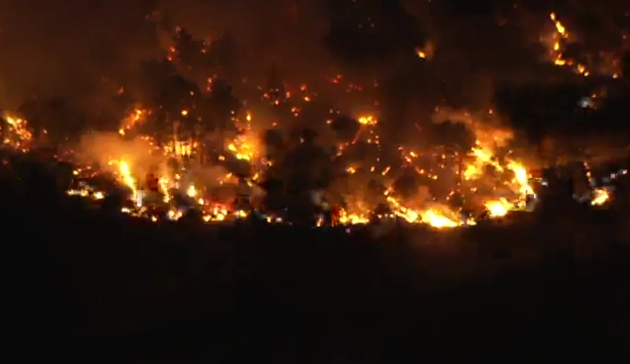 El incendio de Burgohondo, Ávila