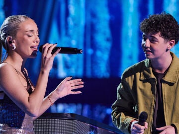 Ana Mena y Marco en La Voz Kids