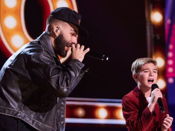 Manuel Turizo y Lucas en La Voz Kids