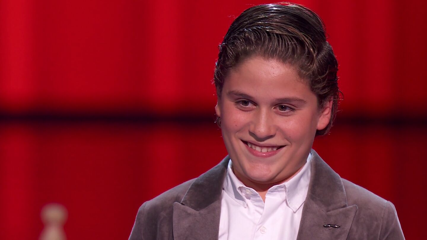 Eduardo, talent de La Voz Kids