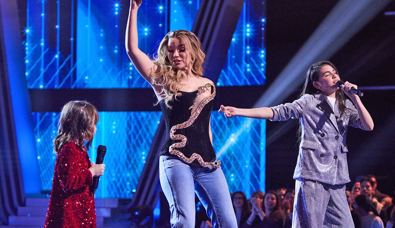 Triana, Melody y Evolett en La Voz Kids