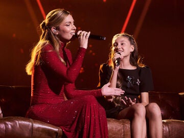 Edurne y Martina en La Voz Kids