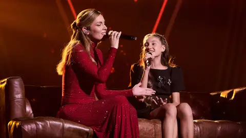 Edurne y Martina en La Voz Kids Edurne y Martina en La Voz Kids