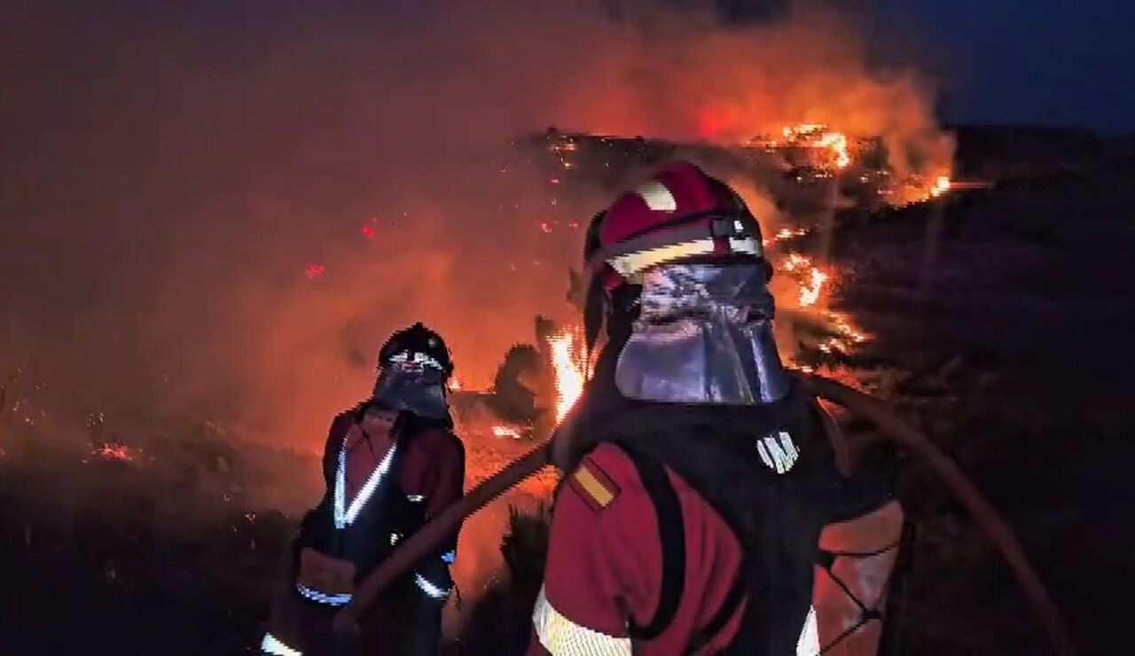 Incendio en Ejulve (Teruel)