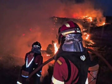 Incendio en Ejulve (Teruel)