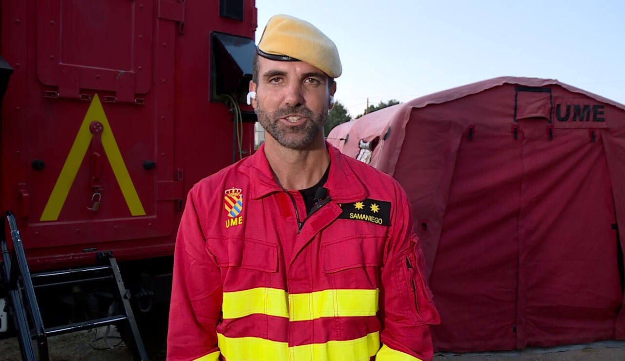Pablo Samaniego, teniente Coronel de la UME