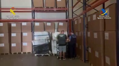 Detenidas 20 personas tras desarticular una red de contrabando de tabaco con 23 toneladas intervenidas en Ciudad Real