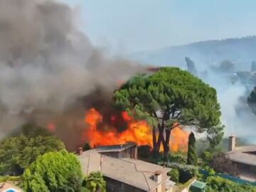 Las imponentes im&aacute;genes del incendio de la Comunidad de Madrid