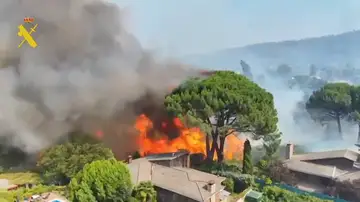 Las imponentes imágenes del incendio de la Comunidad de Madrid Las imponentes imágenes del incendio de la Comunidad de Madrid